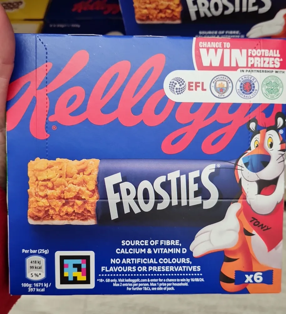 Kelloggs frosties bar