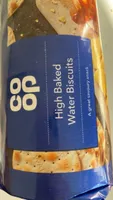 High baked water biscuits