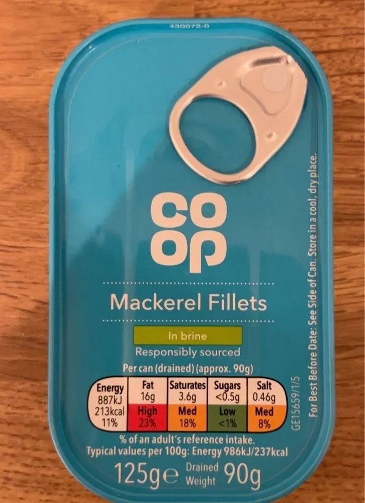 Mackerel Fillets In Brine