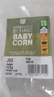 Harvested by Hand Baby Corn