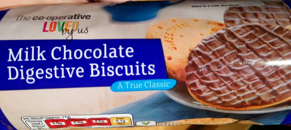 Milk Chocolate Digestive Biscuits