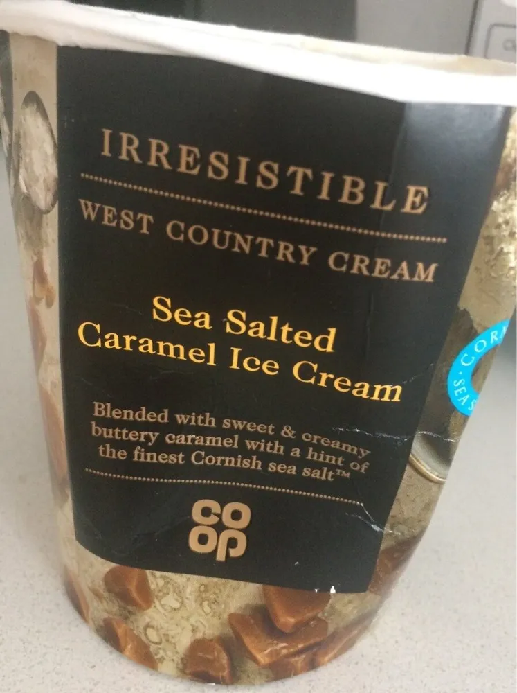 Sea salted caramel icecream