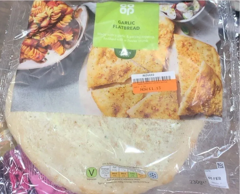 Garlic flatbread