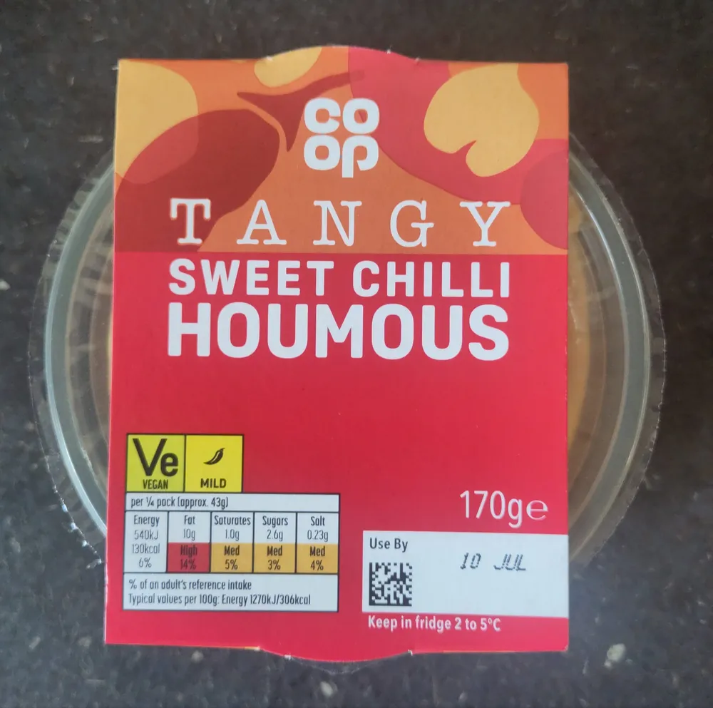 Sweet chilli houmous