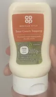 MEXICAN O MENU O SOUR CREAM TOPPING MADE WITH DOUB