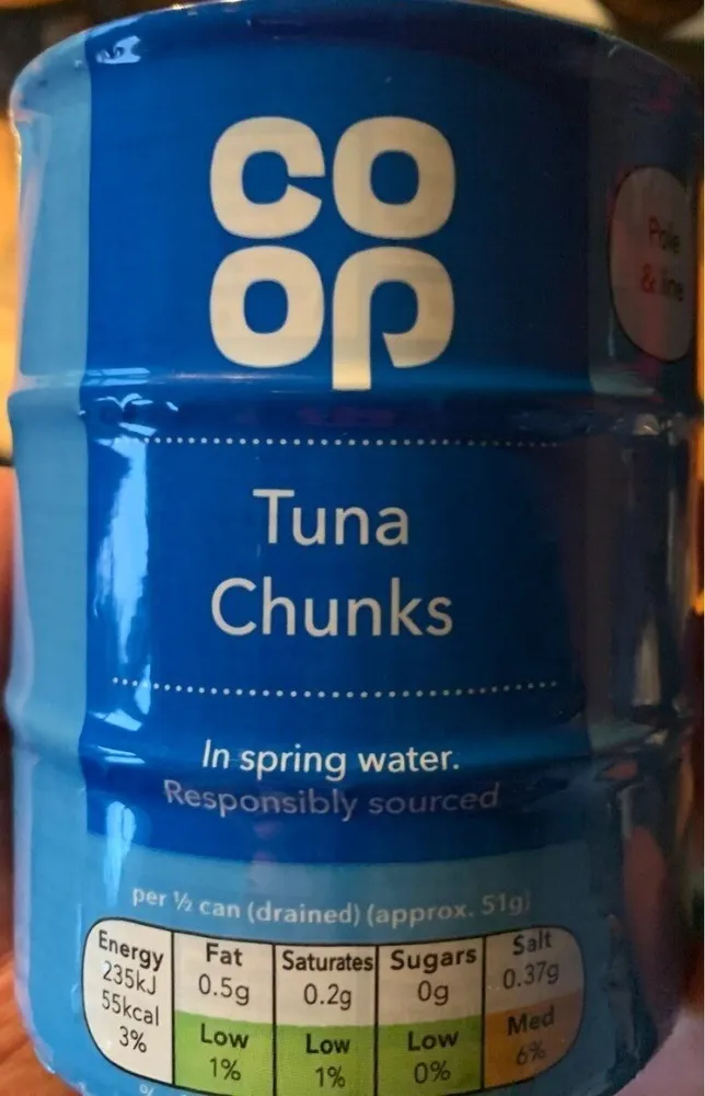 Tuna Chunks in Spring Water