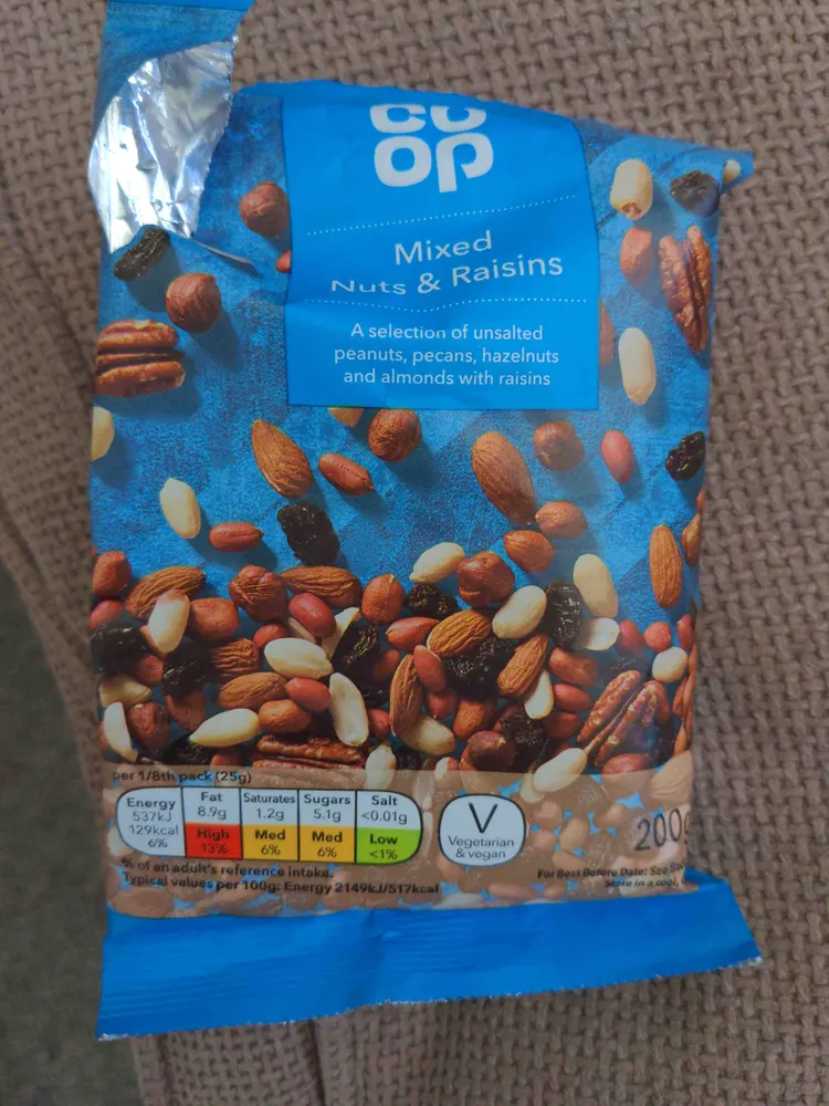 Mixed Nuts and Raisins