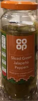Sliced Green Jalapeño Peppers