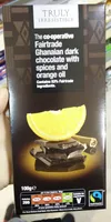 Fairtrade Ghanaian dark chocolate with spices and orange oil
