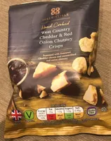 West Country Cheddar & Red Onion Chutney Crisps
