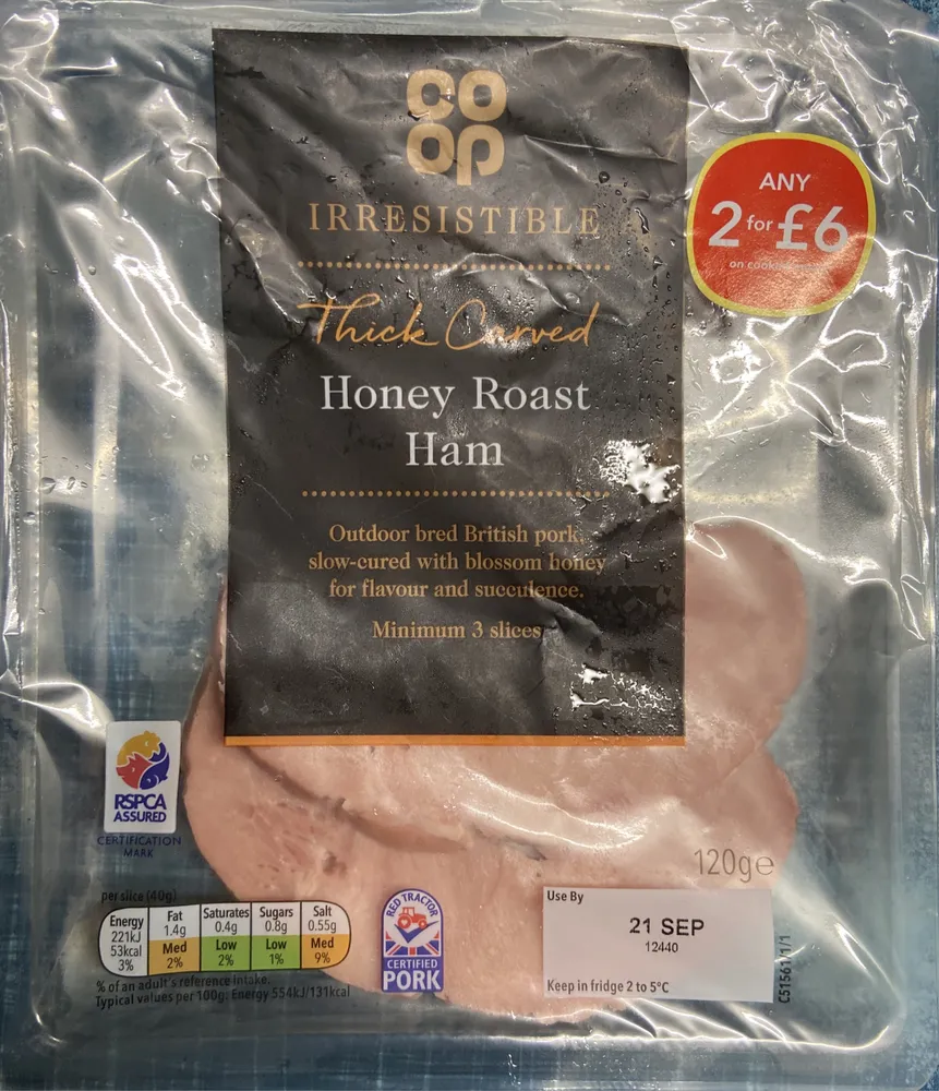 Thick Cut Honey Roast Ham