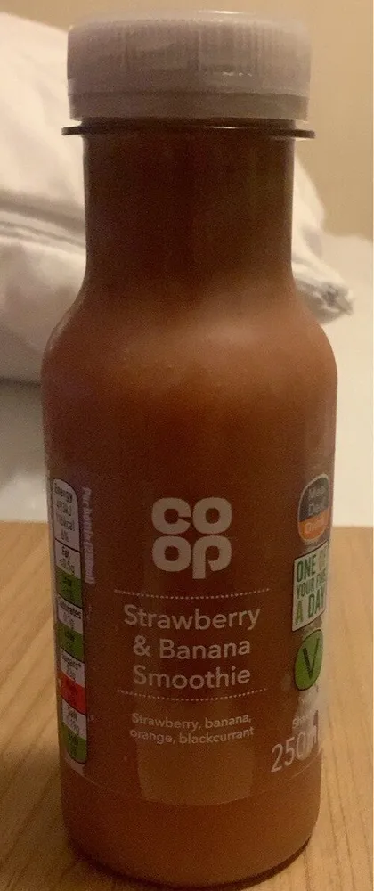 strawberry & banana smoothie