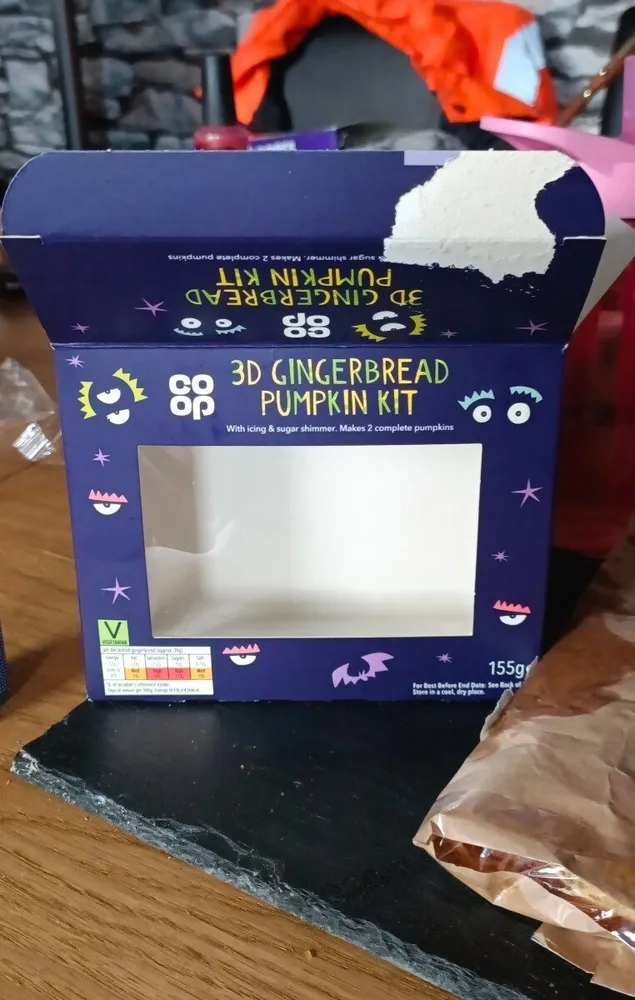 3d gingerbread pumpkin kit