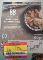 Beef stew and dumplings