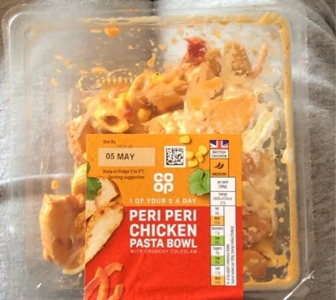 Peri peri chicken pasta bowl