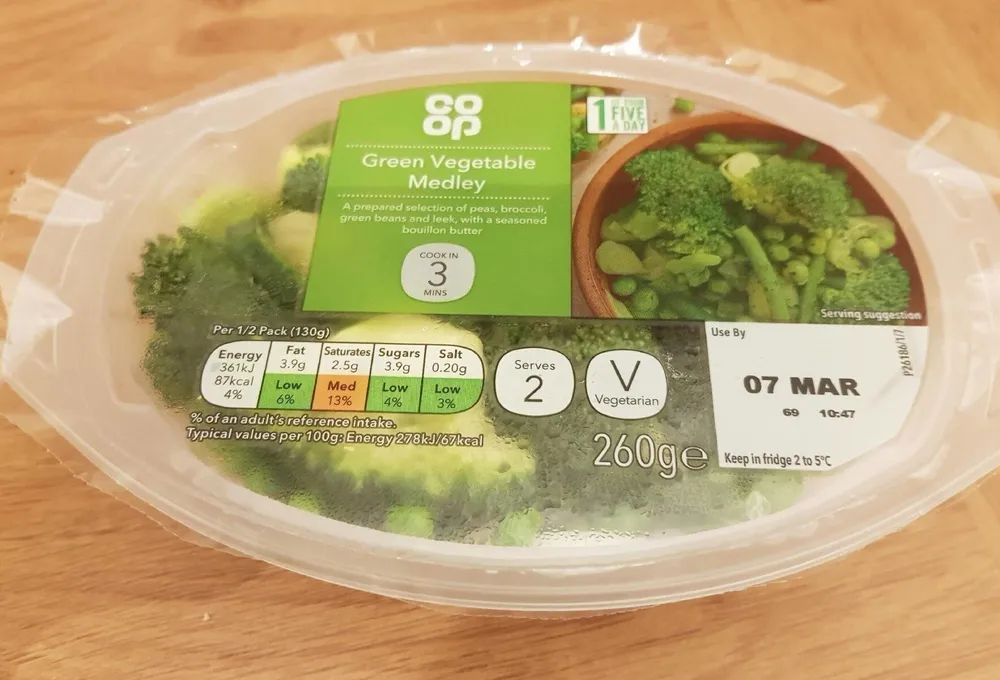 Green Vegetable Medley