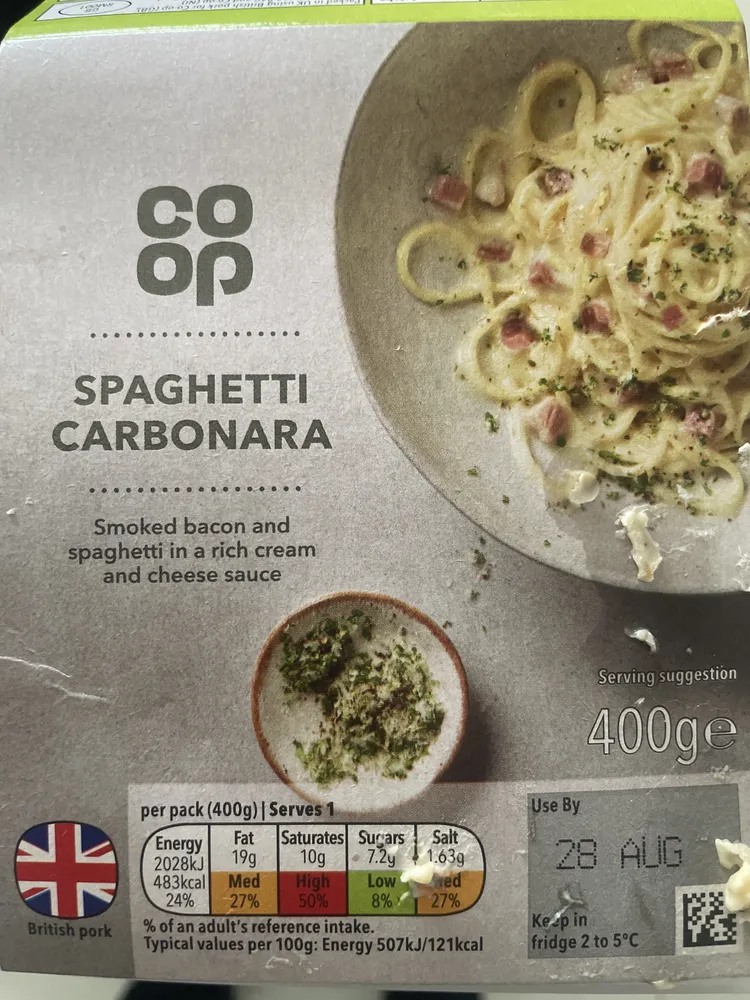 Spaghetti carbonara