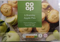6 Bramley Apple Pies