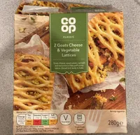 Goats cheese & vegetable lattices