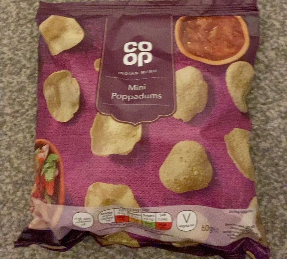 Mini poppadums