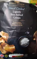 Lightly sea salted crisps