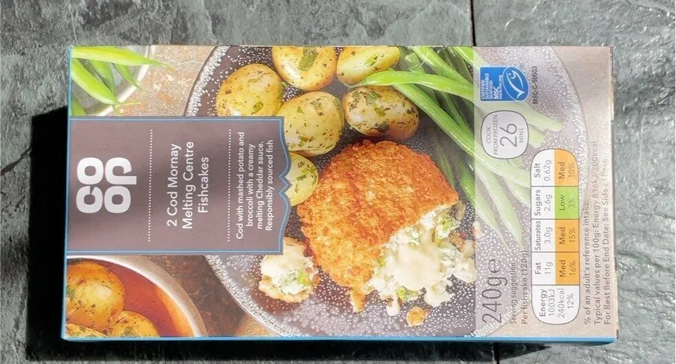 Cod Mornay Melting Centre Fishcakes