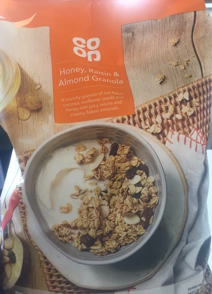 Honey, raisin & Almond Granola