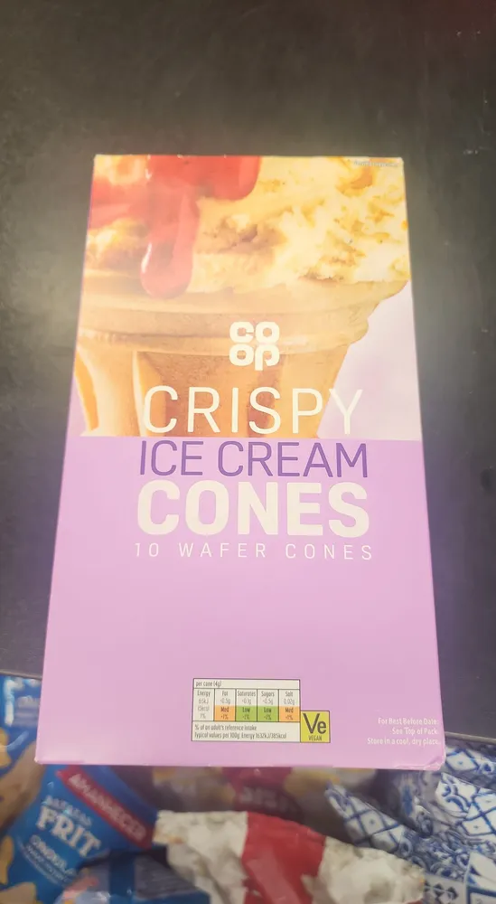 Ice cream cones