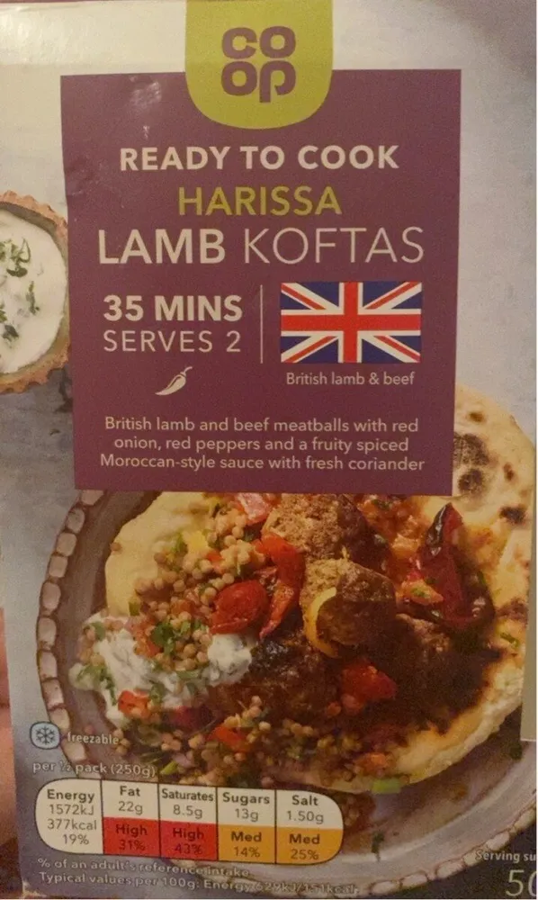 Harissa Lamb Koftas