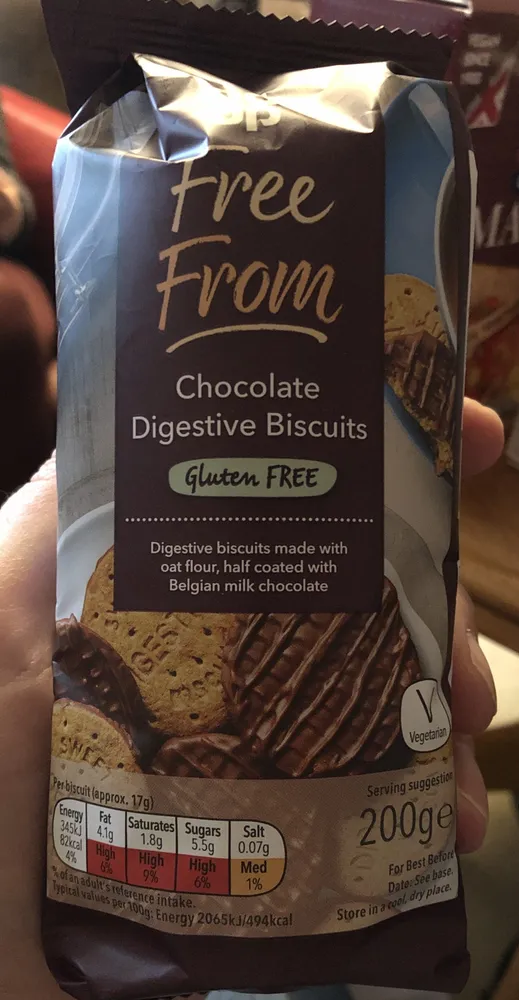 Chocolaté digestive biscuits