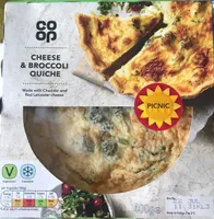 Cheese & broccoli quiche