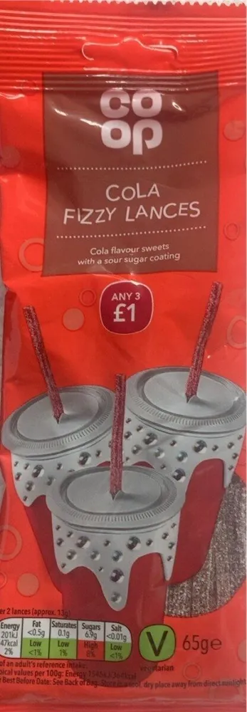 Co-Op Cola Fizzy Lances