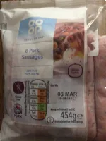 8 pork sausages
