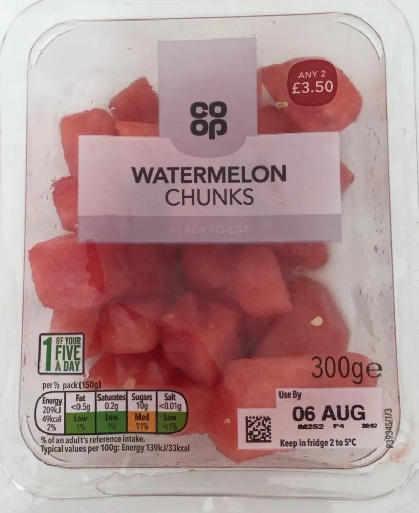 Watermelon chunks