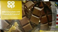 Milk chocolate with Peanuts & Caramel
