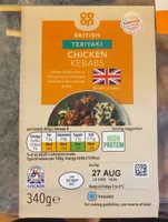 Teriyaki chicken kebabs