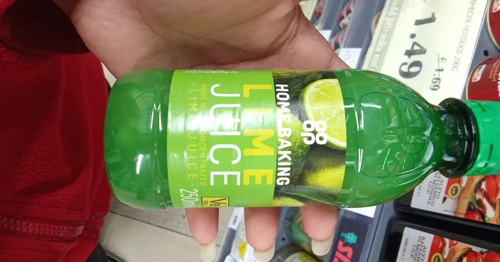 Co-op Lime juice 250ml