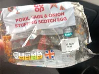 Pork ,sage&onion stuffing scotch egg