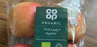 Organic pink lady apples