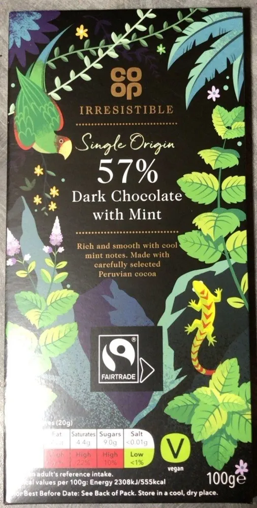 Daro chocolate with mint