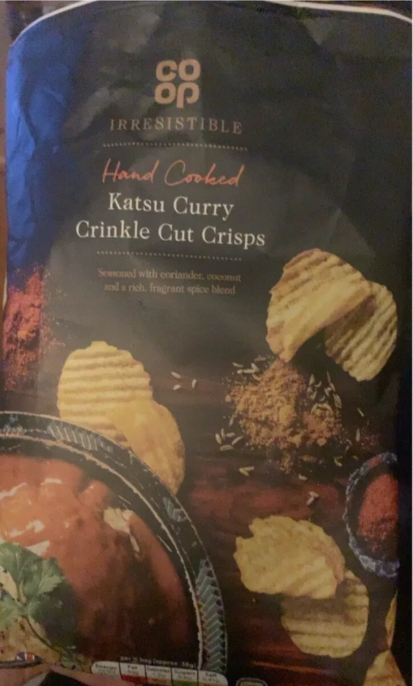 Katsu Curry Crinkle Cut Crisps