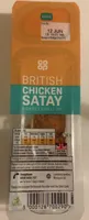 British chicken satay & sweet chili dip