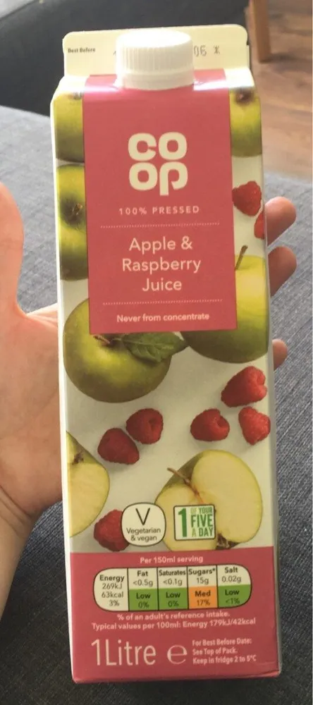 Apple & Raspberry Juice