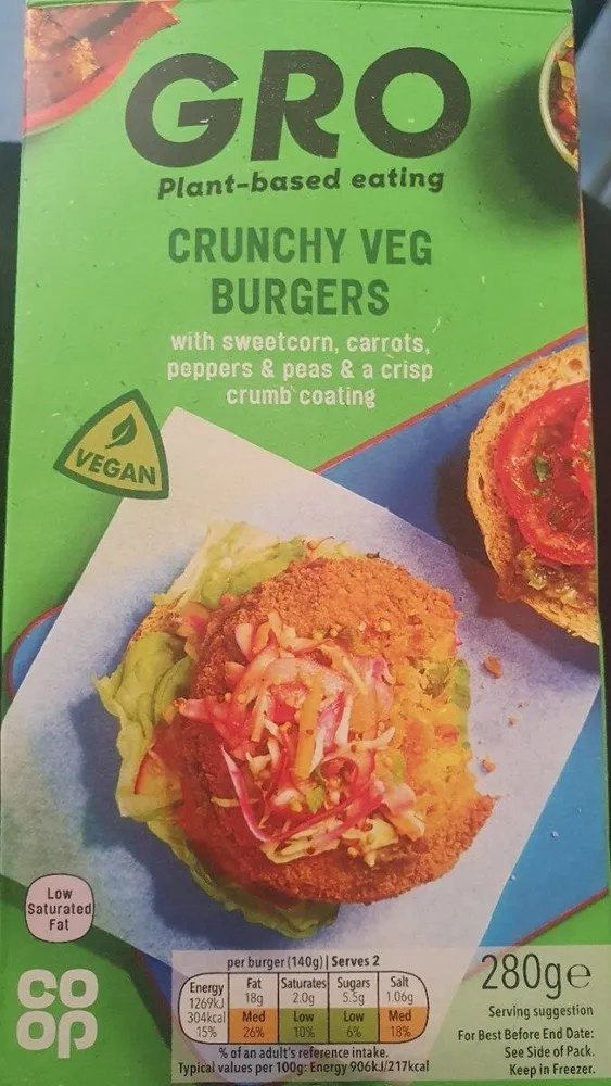 Crunchy Veg Burgers