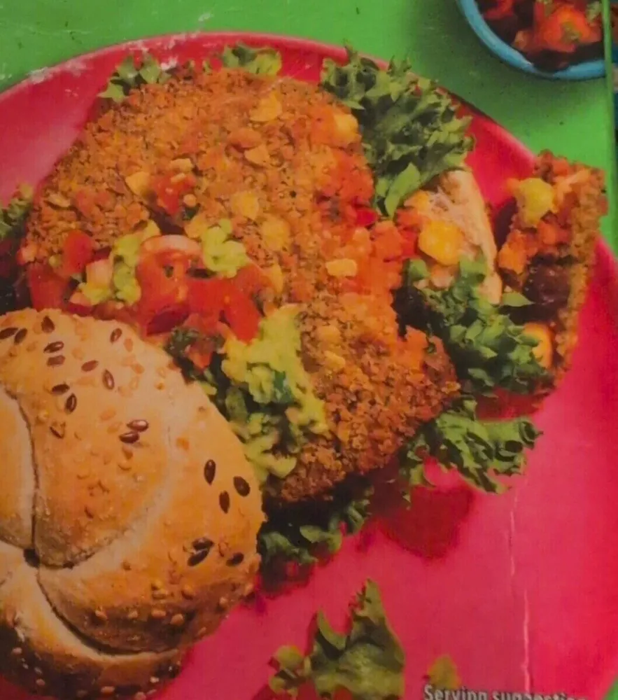 Spicy bean burgers