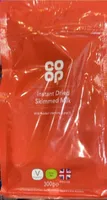 Instant dried skimmed milk