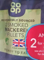 Responsibly sourced 2 smoked mackerel fillets