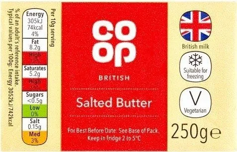 Co-op British Salted Butter