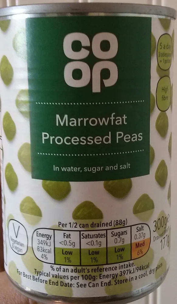 Marrowfat Processed Peas