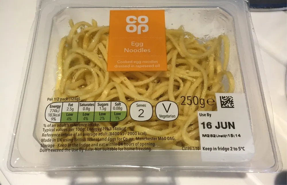 Egg noodles